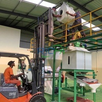 RICHI Planta Procesadora de Alimentos para Animales Completa de 1-2 T/H con Servicios de Instalación