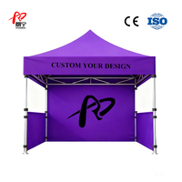 Tente de réception 10x10, tissu anti-moisissure, cadre en aluminium, logo personnalisé, tente pour salons professionnels, expositions et événements communautaires