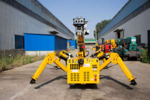 3ton ngoài trời tất cả các địa hình <span class=keywords><strong>Crawler</strong></span> thủy lực Spider <span class=keywords><strong>Crane</strong></span> điều khiển từ xa thủy lực Kính thiên văn gấp Spider <span class=keywords><strong>Crane</strong></span> - Product Image 2
