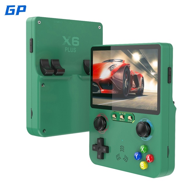 X6Plus Portable Handheld Game Player Console Double Joystick Upgrade with Emulator Support