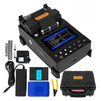 JW4107 Portátil Mini Tipo Palmtop Empalmador de Fusión de Mano FTTH Máquina de Empalme Óptico