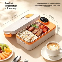 Boîte à lunch isotherme portable en acier inoxydable 304, chauffage sans eau, pour bureau et extérieur, capacité 0,3-0,8L