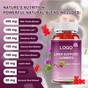 วิตามินเสริมสมุนไพรบำรุงตับสำหรับผู้ใหญ่ สารต้านอนุมูลอิสระ สารสกัดจากมิลค์ธิสเซิล บีทรูท และพริกไทยดำ บรรจุ 60 เม็ด ไม่เหมาะสำหรับสตรีมีครรภ์ - Product Image 2