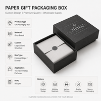 Boîte cadeau en papier personnalisée avec logo imprimé, boîte rigide pliable, fabricant OEM pour les produits de thé, cosmétiques, parfums
