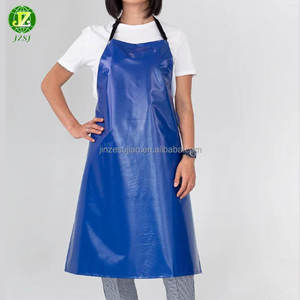 Vente en gros Tabliers bleus de haute qualité avec logo personnalisé en polyester PVC imperméable <span class=keywords><strong>pour</strong></span> l'industrie chimique et de boucherie - Product Image 3