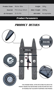 Yêu Thích <span class=keywords><strong>2025</strong></span> Nóng Bán Hợp Thời Trang <span class=keywords><strong>Inflatable</strong></span> Nổi Một Ngồi Chu Kỳ Biển Xe Đạp Nước Để Bán - Product Image 3