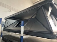 Hiperlion - Remolque de Aluminio para Camioneta, Tipo Hard Shell, Deslizable, para las Cuatro Estaciones, Apertura Automática Rápida, Espacioso y Duradero
