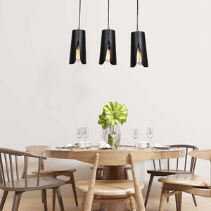 Stile semplice casa di design lampada della decorazione di modo nero appeso industriale luce del pendente dell'annata - Product Image 2