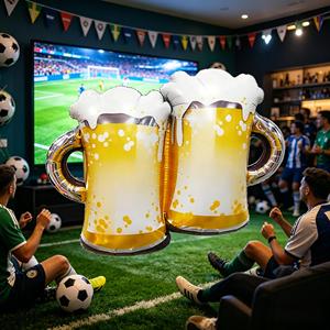Bicchieri di Birra Gonfiabili in Plastica Riutilizzabili da 92cm per Feste e Decorazioni Esterne - Product Image 5