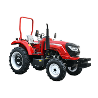 Tracteur agricole diesel compact haute performance 4x4 avec boîte de vitesses 80-120 CV, polyvalent pour l'agriculture et l'aménagement paysager