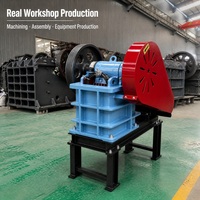 Direktlieferung ab Werk Mini-Backenbrecher, AC-Motorlager, Langlebig, Niedriger Energieverbrauch, Primäre Gesteinszertrümmerungsanlage
