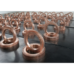 <b>Copper</b> Short Circuit Rings for Induction Motor Rotors High Conductivity Precision Machined End Ring Components for Electric - Product Image 1