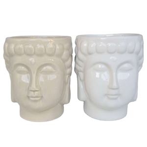<span class=keywords><strong>Vasi</strong></span> Decorativi di Alta Qualità per la Casa, Arte in Ceramica Vintage, <span class=keywords><strong>Vasi</strong></span> per Fiori con <span class=keywords><strong>Teste</strong></span> di Buddha - Product Image 2
