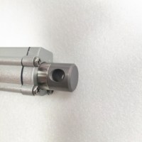 Aktuator Linear DLA-HB DC, Silinder Hidrolik Elektrik, Motor Brush, Pemasangan Flens untuk Pintu Ayun, Pelacak Surya, Rumah Pintar