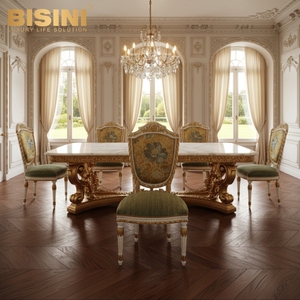 <span class=keywords><strong>Fauteuil</strong></span> de salle à manger opulento de style Château Français, en bois blanc doré, avec revêtement artisanal en velours vert <span class=keywords><strong>sauge</strong></span>, pour les maisons exigeantes - Product Image 6