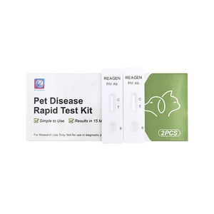 FIV Pet assistenza sanitaria Ag felino Kit di <span class=keywords><strong>Test</strong></span> rapido per il gatto felino cura animali domestici veterinario <span class=keywords><strong>Test</strong></span> Card Kit di rilevamento della malattia - Product Image 1