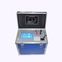 Comprobador de relación de transformación y resistencia de bobinado de transformadores 20mA/40mA/200mA/1A/3A/10A con pantalla LCD, voltaje de prueba de 10KV y precisión del 0.2%