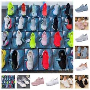 Online Retail Store Breathable <b>Knit</b> Sneakers Lightweight Lace up Walking Shoes Colorful Casual <b>Trainers</b> for <b>Women</b> Free Size - Product Image 1
