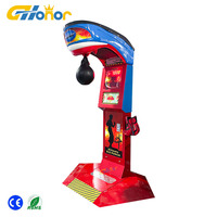 Machine électronique de jeu d'arcade de boxe d'amusement de rue jeton enfants Machine de boxe à pièces poinçonneuses boxe