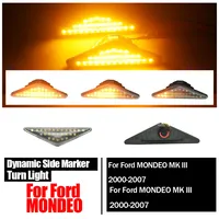2x Clignotants latéraux dynamiques à LED séquentiels pour Ford Focus MK I 1998-2004 Mondeo MK III MK3 2000-2007