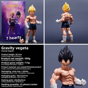 Figura de acción de PVC de <span class=keywords><strong>Vegeta</strong></span> con doble cabeza, escultura GK en pose de pie, en caja, juguete de moda, regalo, decoración, anime - Product Image 6