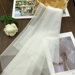 Trắng 63 \ "dày hình lục giác không khí lưới vải dệt kim Polyester vải tuyn được sử dụng cho các cô gái của hàng may mặc với mô hình thiết kế trong kho! - Product Image 5