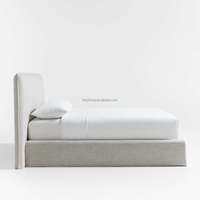FERLY Hot Selling Anpassung Neues modernes Luxushotel King Size Schlafzimmer möbel Holz gepolstertes Bett