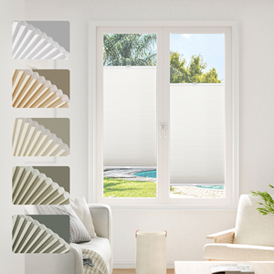 Persianas Celulares Plegables Inalámbricas SAMADHI, Persianas de Panal que Filtran la Luz, Fáciles de Instalar para Puertas Francesas y Dormitorios - Product Image 3