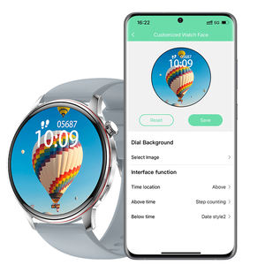 <span class=keywords><strong>Reloj</strong></span> Inteligente Urbano DF HK36 (Plateado) con Llamadas <span class=keywords><strong>Bluetooth</strong></span>, Batería de Gran Capacidad, Monitor de Salud y Protección IP67 - Product Image 4