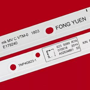 Barres de rétroéclairage LED HX-NO.2812 TNP4G623-1 Mk MVCVTN-0 1803 pour réparation de téléviseur TH-55EX600K, corps en aluminium - Product Image 5