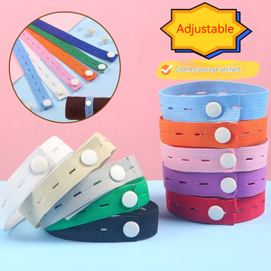 Bed Sheet Organizer Bands Clothes storage artifact Elastic Band with Buttonholes elastica con oj elastique avec boutonnieres