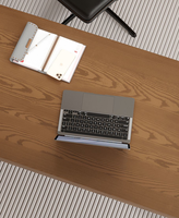 Nouvelle table de réception/bureau moderne en bois massif 2026, double usage pour bureau et chambre