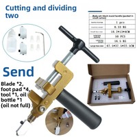 Cutter à carreaux industriel multifonctionnel portatif pour rainurage diamanté, coupe de verre épais et ouverture de briques
