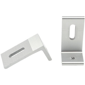 Support de montage solaire en alliage d'aluminium pour panneau photovoltaïque sur toit ondulé, surface sablée - Product Image 1