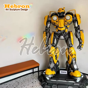 Sculpture en résine sur mesure de haute qualité, taille réelle, Bumblebee du film Marvel, 220 cm de hauteur, statue en résine de Bumblebee - Product Image 1