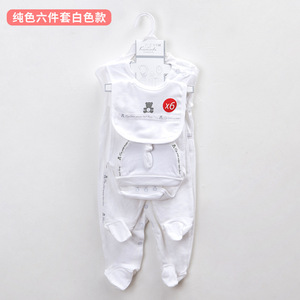 Set all'ingrosso di otto pezzi Casual in cotone per bambini in stile <span class=keywords><strong>vestiti</strong></span> per neonati per l'inverno Set di sei pezzi per <span class=keywords><strong>0</strong></span>-12 <span class=keywords><strong>mesi</strong></span> con bottone - Product Image 6