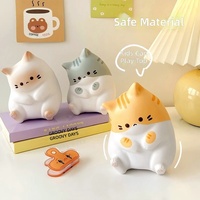 Mainan Squishy Kucing Cokelat Lucu, Slow Rising PU, Pereda Stres, Lembut, Sensorik, untuk Usia 14 Tahun ke Atas, Dekorasi Meja Kantor