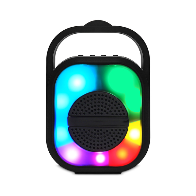 ABS1308 3 Inch 5W Mini Speaker Factory Price Wireless Speaker with Colorful RGB Lights Support Outdoor Use