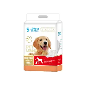 Wholesale Puppy Diaper Training Disposable Pet Pee Absorption Wee Pads Waterproof SAP & Pulp Material for Dog Potty Training