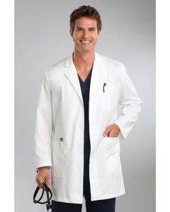 Venta al por mayor personalización bata de laboratorio blanca de manga larga médicos uniforme laboratorio Hospital farmacia médico trabajo uniforme - Product Image 6