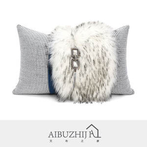 AIBUZHIJIA-<span class=keywords><strong>funda</strong></span> de cojín de lujo, cubierta nórdica de piel sintética, 30x50 Cm, 12x20 pulgadas, decorativa, Lumbar - Product Image 1