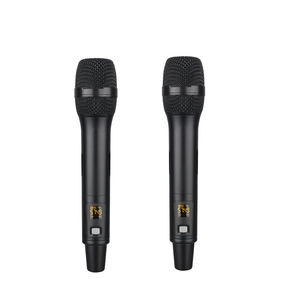 Microphone dynamique professionnel UHF rechargeable avec contrôle d'écho pour églises, spectacles sur scène et karaoké - Sans fil en plastique - Product Image 6