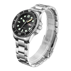 Reloj de pulsera para hombre de marca de acero inoxidable 316L, reloj de buceo con movimiento mecánico de esqueleto importado U2994 - Product Image 2