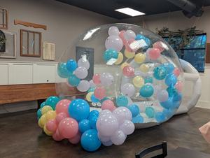 Piscine à balles commerciale gonflable maison à bulles pour enfant grande maison de rebond bon marché cavalier saut plein d'entrain château videur grand menton - Product Image 4