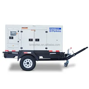 Generator Diesel Yang Disesuaikan dengan Trailer Dipasang 70 Kw 90kva EPA 480V 600V 70kw Mesin Diesel 90 Kva Generator Kedap Suara