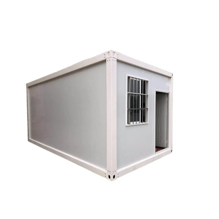 CGCH20ft construction site prefabricated portable steel aluminum flat packaging mobile house container new technology