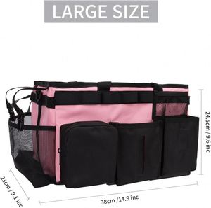 Muestra gratuita de suministros para limpieza: Bolsa organizadora con ruedas y asas para productos de limpieza de coches y hogar - Product Image 5