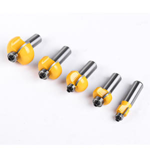 2 adet 8mm Shank çekirdek kutusu yönlendirici <span class=keywords><strong>Bit</strong></span> rulman pah ile R köşe bıçak ağaç İşleme için - Product Image 5