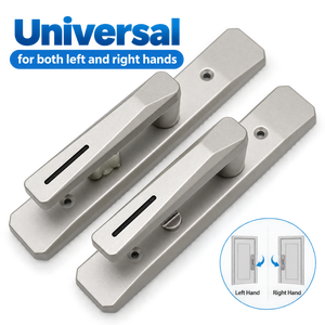 Juego de Cerradura para Puerta de Baño de Aluminio SSR, Control Táctil, Diseño Moderno, Fácil Instalación, Sin Llave, Tamaño 110 mm, Uso en Hoteles y Villas - Product Image 4
