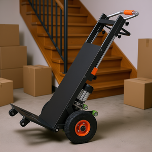 Carretilla Eléctrica para Subir Escaleras, Capacidad de 880 lb, Modelo Negro D0100XUTXPV - Product Image 2